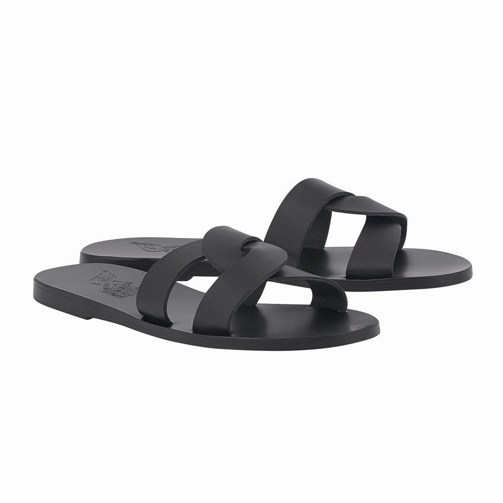 Desmos Black Playform Sandals