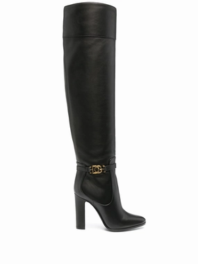 Cheros Boots DG buckle knee-high boots
