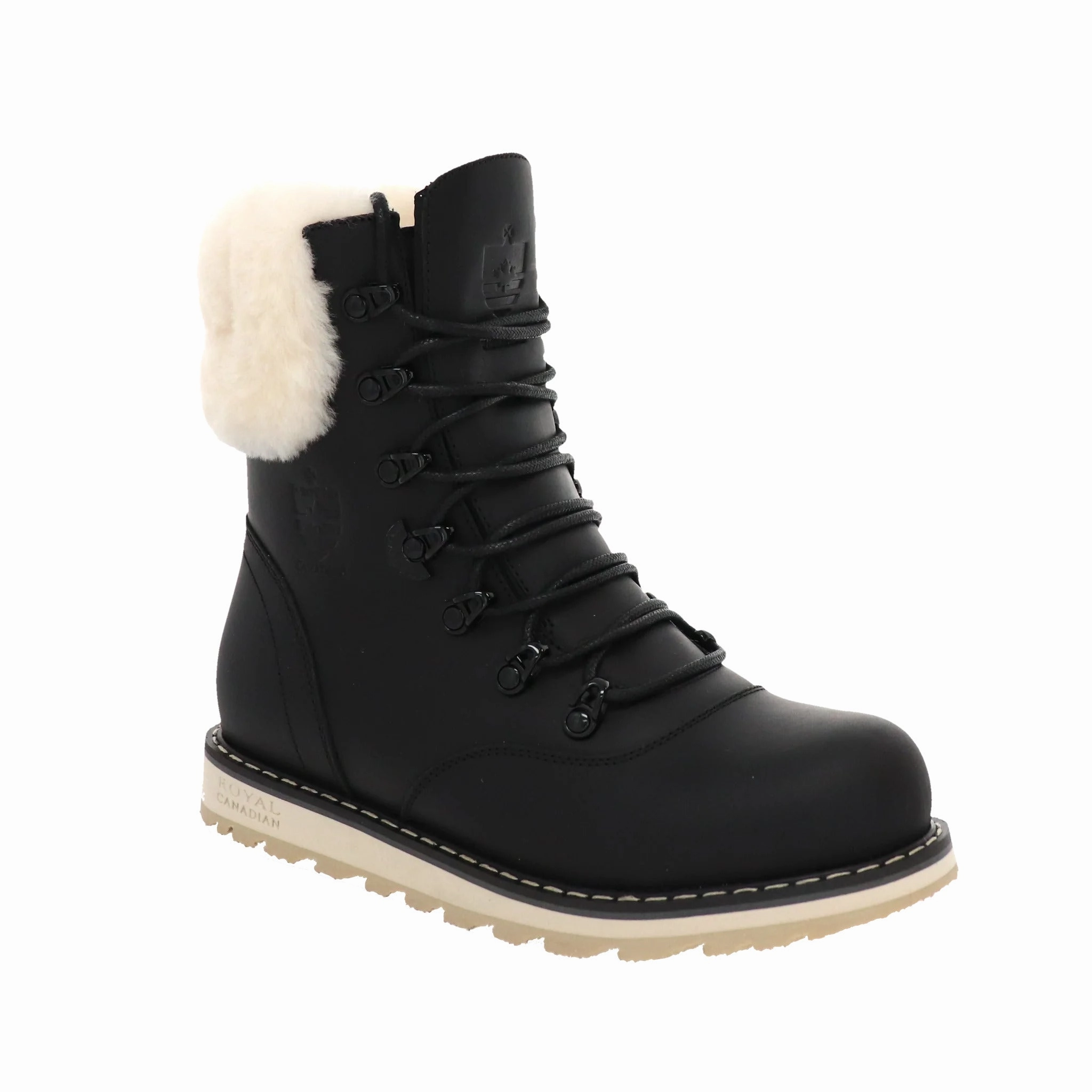 Platform Chelsea Boots ROYAL CANADIAN CAMBRIDGE - BLACK