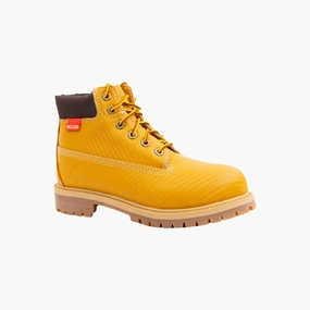 Kid's 6 Inch Premium Helcor Leather Boot Pre School Best Insoles For Boots