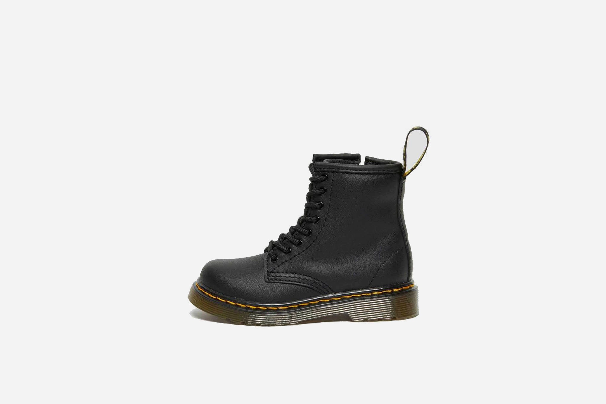 Dr. Martens "1460 J Softy Leather Lace Up Boots " PS - Black Lucchesse Boots
