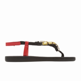 Zoi Crystals Amber/Red Sandals Swim Up Rooms