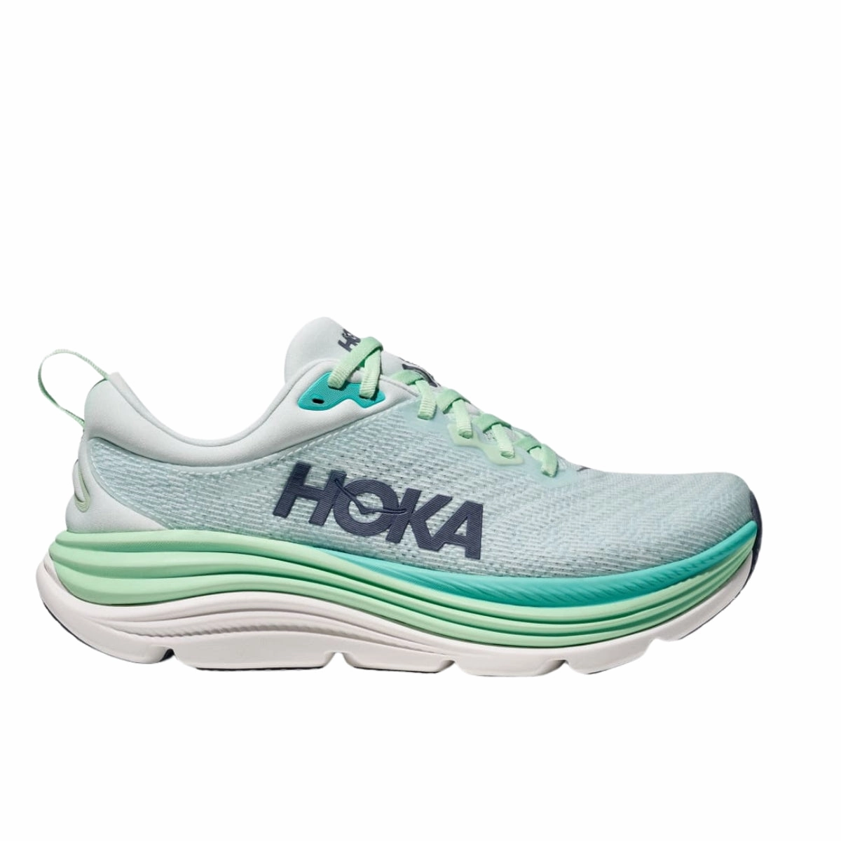 Shoes Boise Women's - HOKA Gaviota 5 - Snow Melt/Cielo Blue