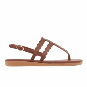 Little Wedge Sandals Dryad Chestnut