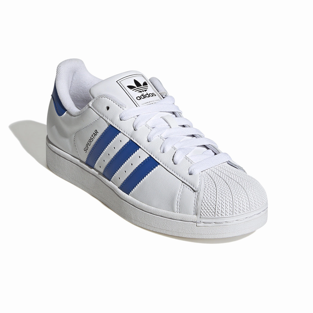 Adidas Non Marking Shoes Badminton Superstar II 'White Blue'