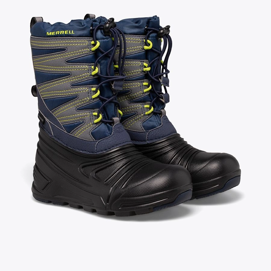 Tivoli Boots Snow Quest Lite 3.0 Navy/Black/Grey (Size 11c-7Y)