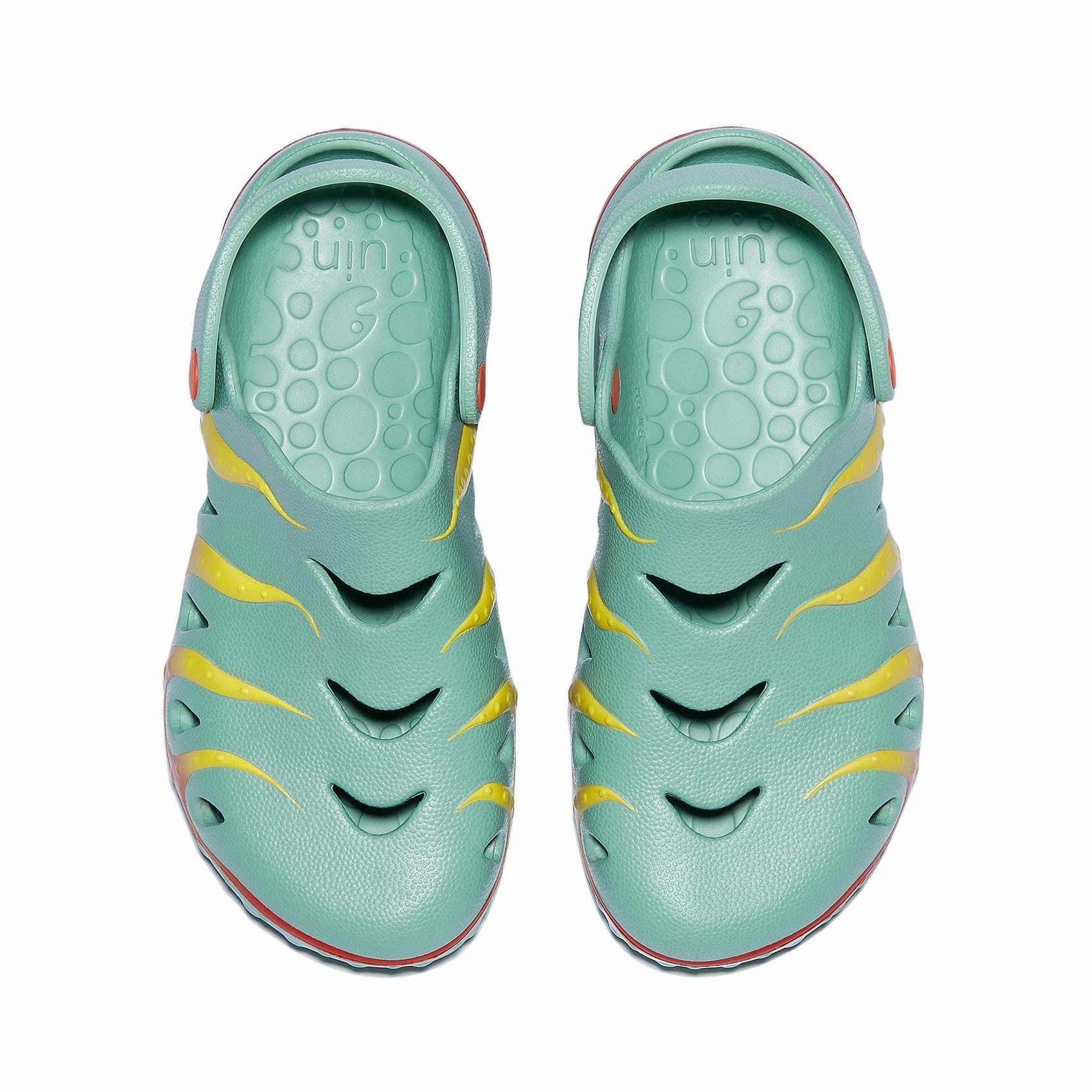 Sandals Amazon Green & Red Octopus I Women