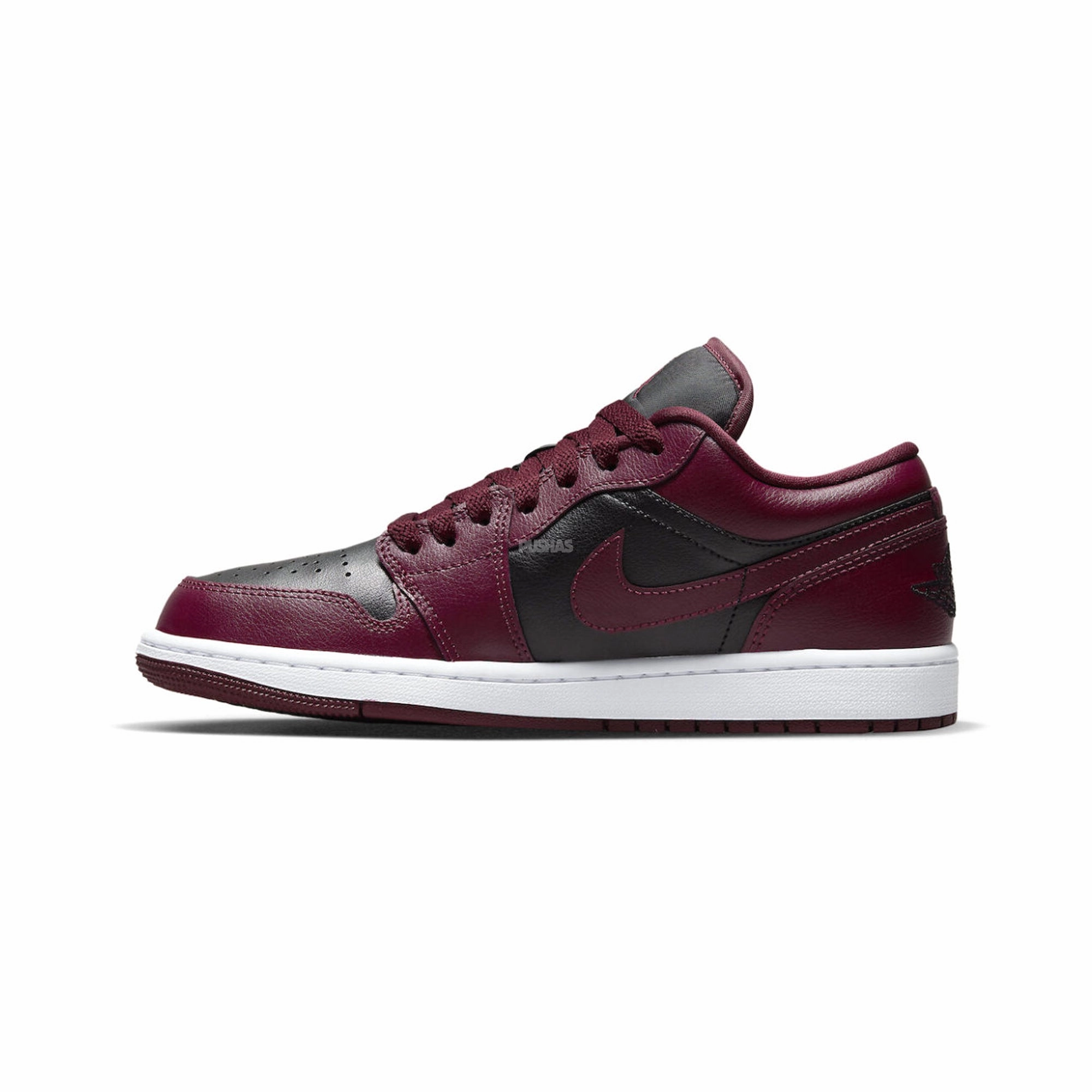 Air Jordan 1 Low 'Black Dark Beetroot' Women's (2020) Ny Jets Sneakers