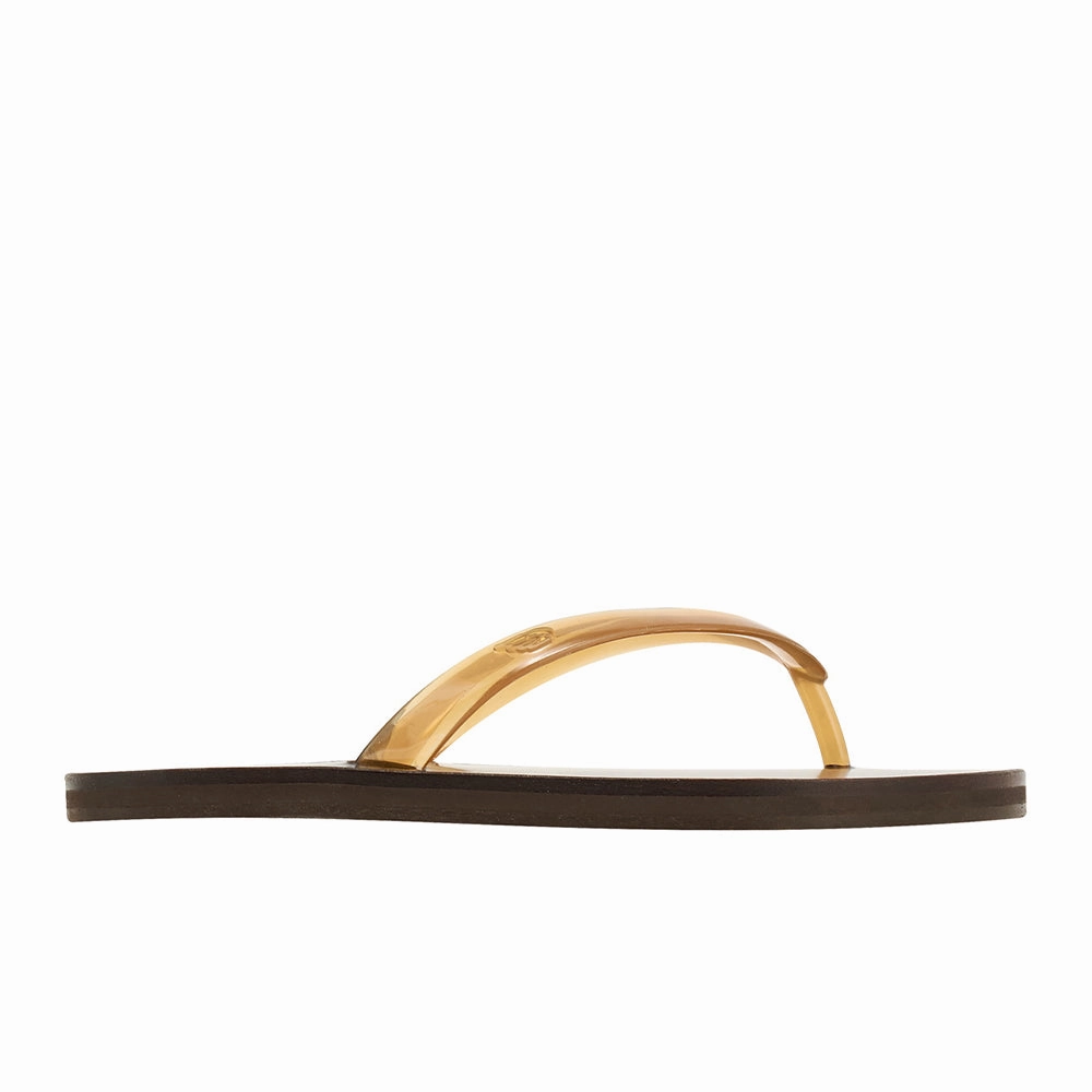 Sandals With Toe Saionara Jelly Clear Caramel