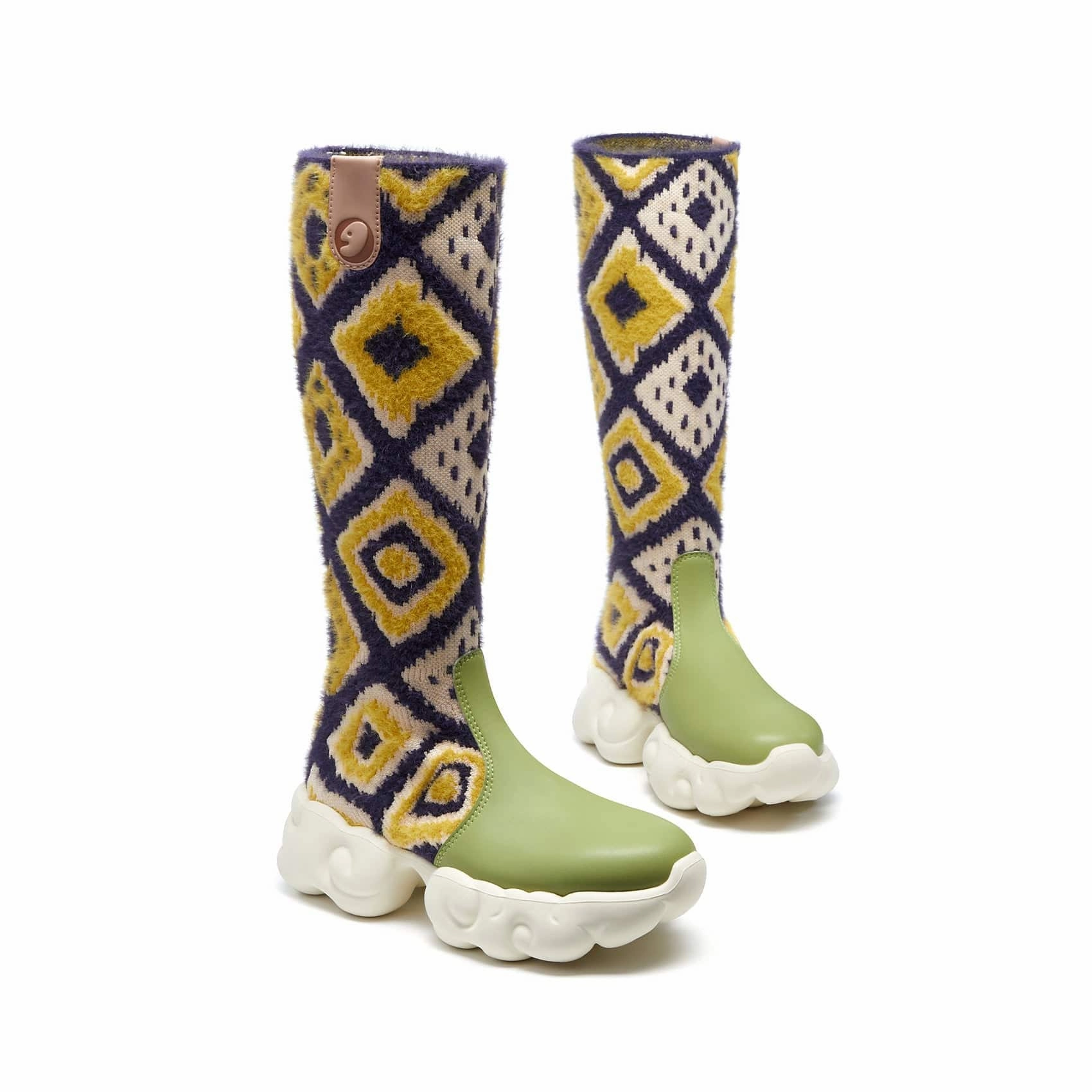 Tie Dye Squares Cloud V Women Best Walking Boots