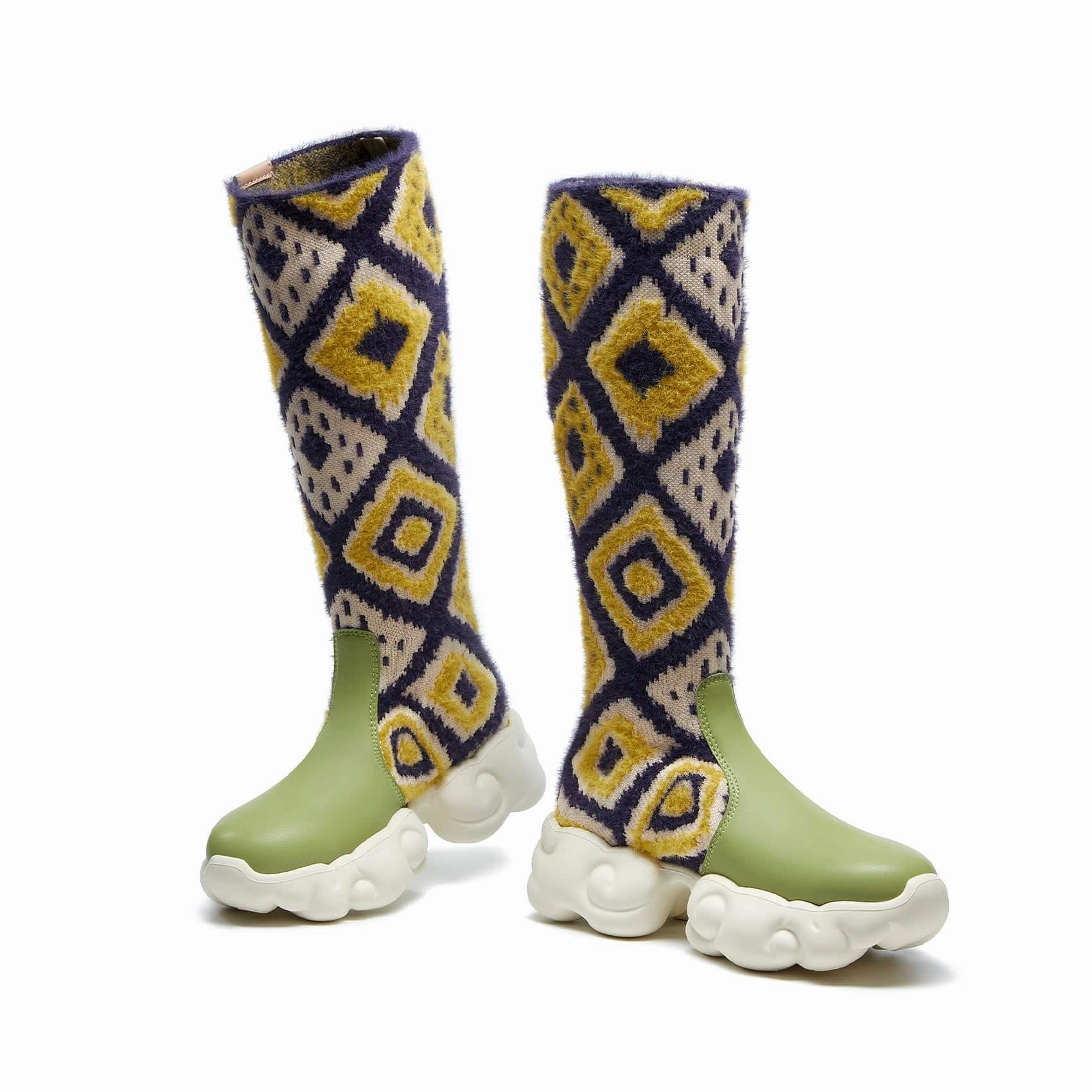 Ice Spikes For Boots Tie Dye Squares Cloud V Women