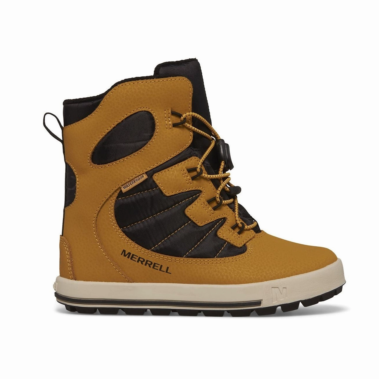 Snow Bank 4.0 Wheat/Black (Size 11c-7Y) Hat And Boots
