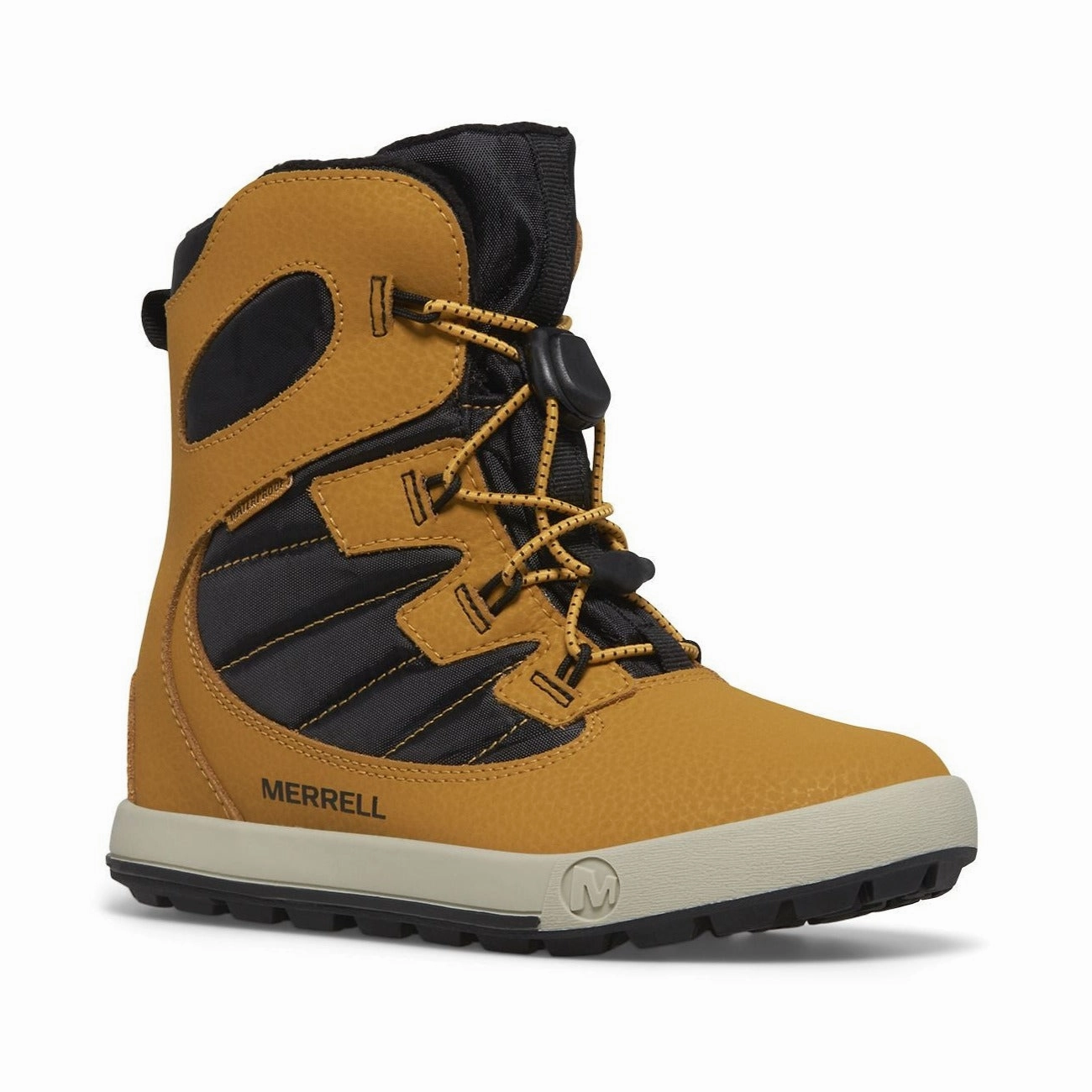 Snow Bank 4.0 Wheat/Black (Size 11c-7Y) Bearpaw Platform Boots