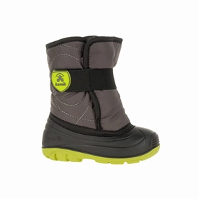 Brown Heel Boots Snowbug 3 Charcoal (Size 5c-10c)