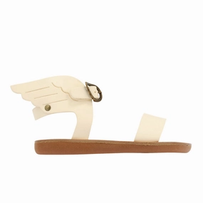 Little Ikaria Soft Off White Winter Sandals