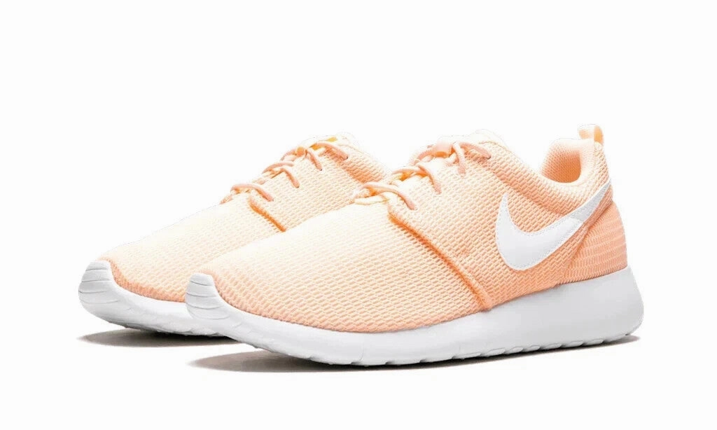 Best Work Sneakers Nike Roshe One 599729-802 Sneakers Kids Crimson Tint White Running Shoes GBNC125