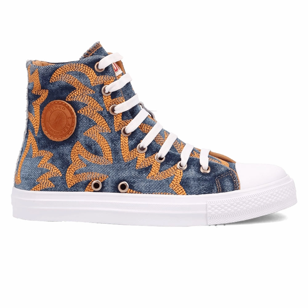 Game Day Embroidered High Top Sneakers Pump Sneakers