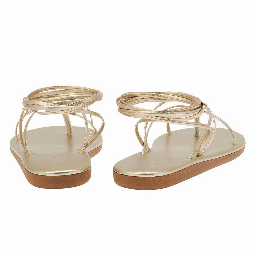 String Flip Flop All Platinum Soft Sandals
