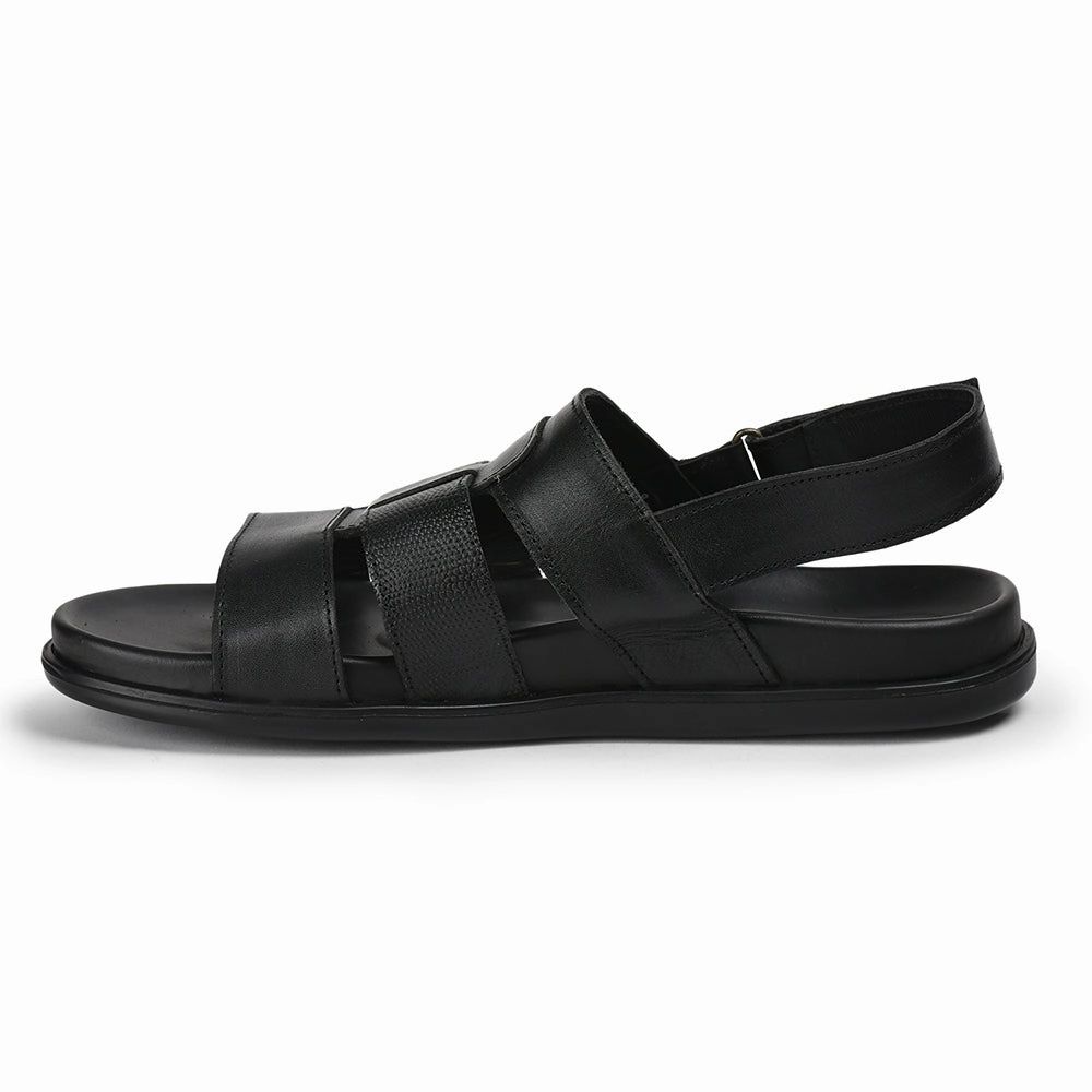 Healers By Liberty Men SOFT-4 Black Formal Sandal Handmade Leather Sandals