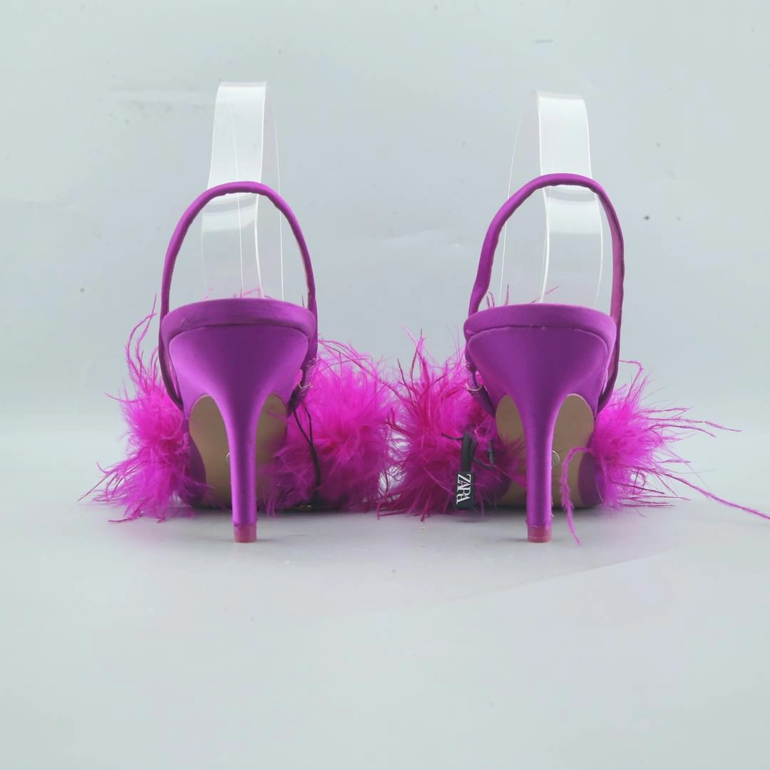 High Heel Wedge Sandals ZARA. ZAPATO TACO