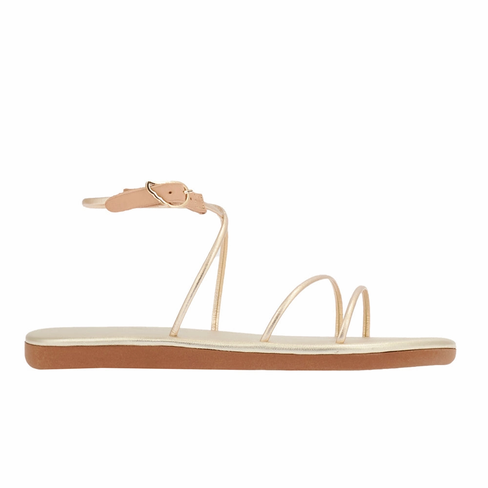 Angel All Platinum Strappy Sandals Platform