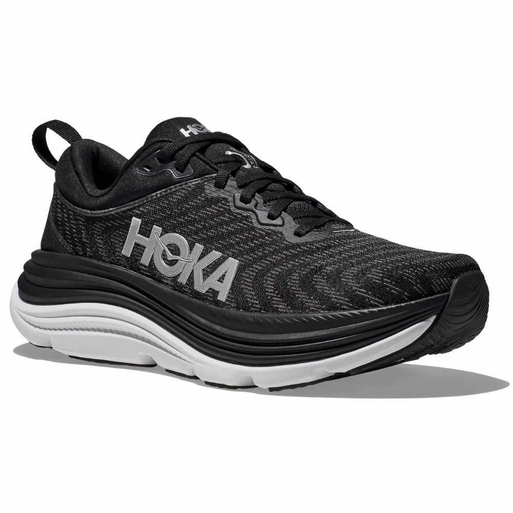 Hoka Gaviota 5 Black/White Running Shoe (Men's) Shoes Aventura