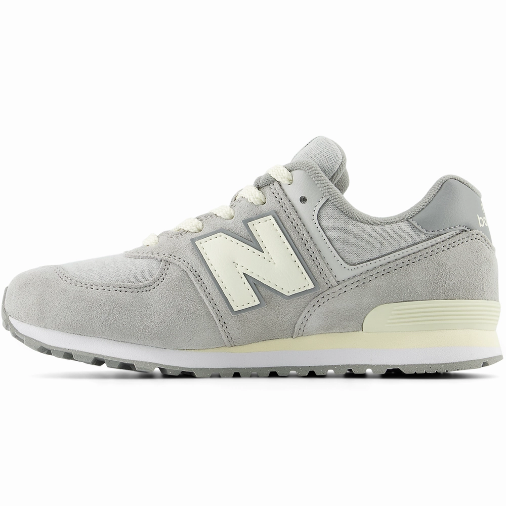 Back To The Future Sneakers New Balance 574 GC574GBG Sneakers Kids Gray Low Top Lifestyle Shoes FD1351