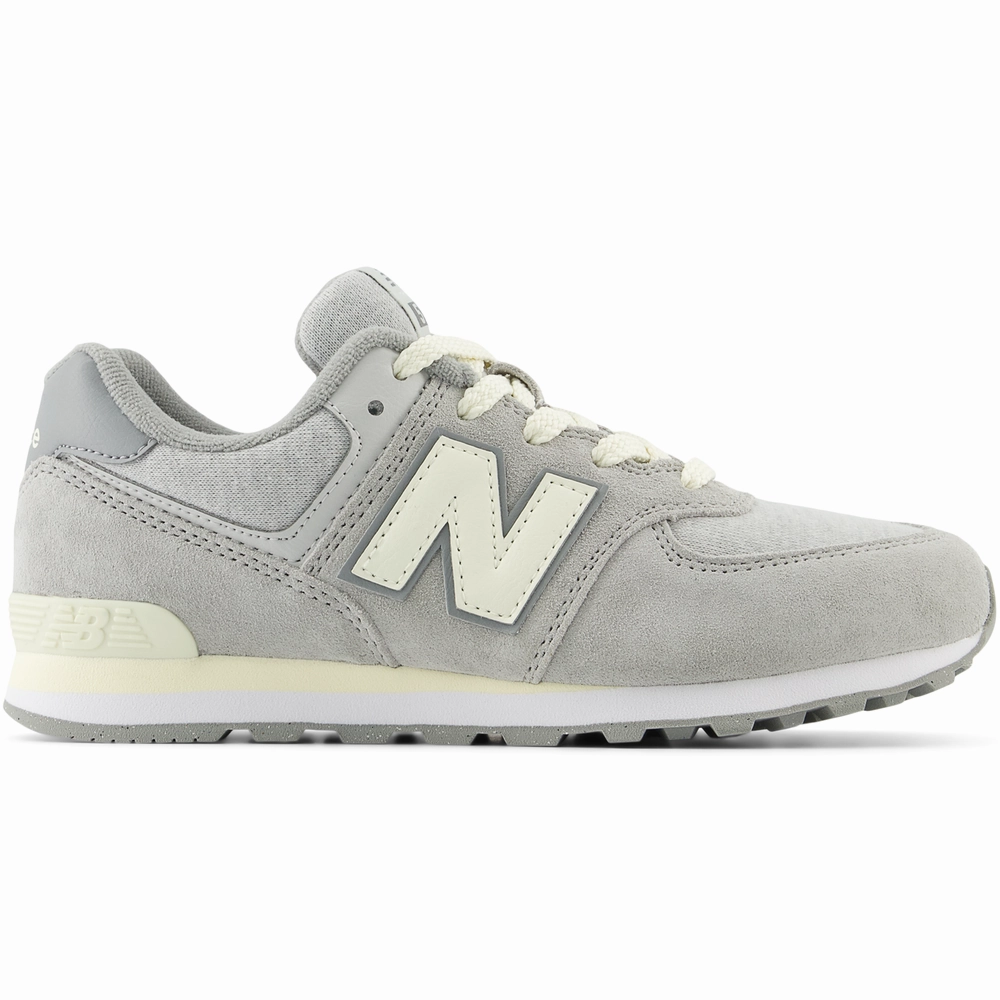 Leopard Print Shoes Sneakers New Balance 574 GC574GBG Sneakers Kids Gray Low Top Lifestyle Shoes FD1351