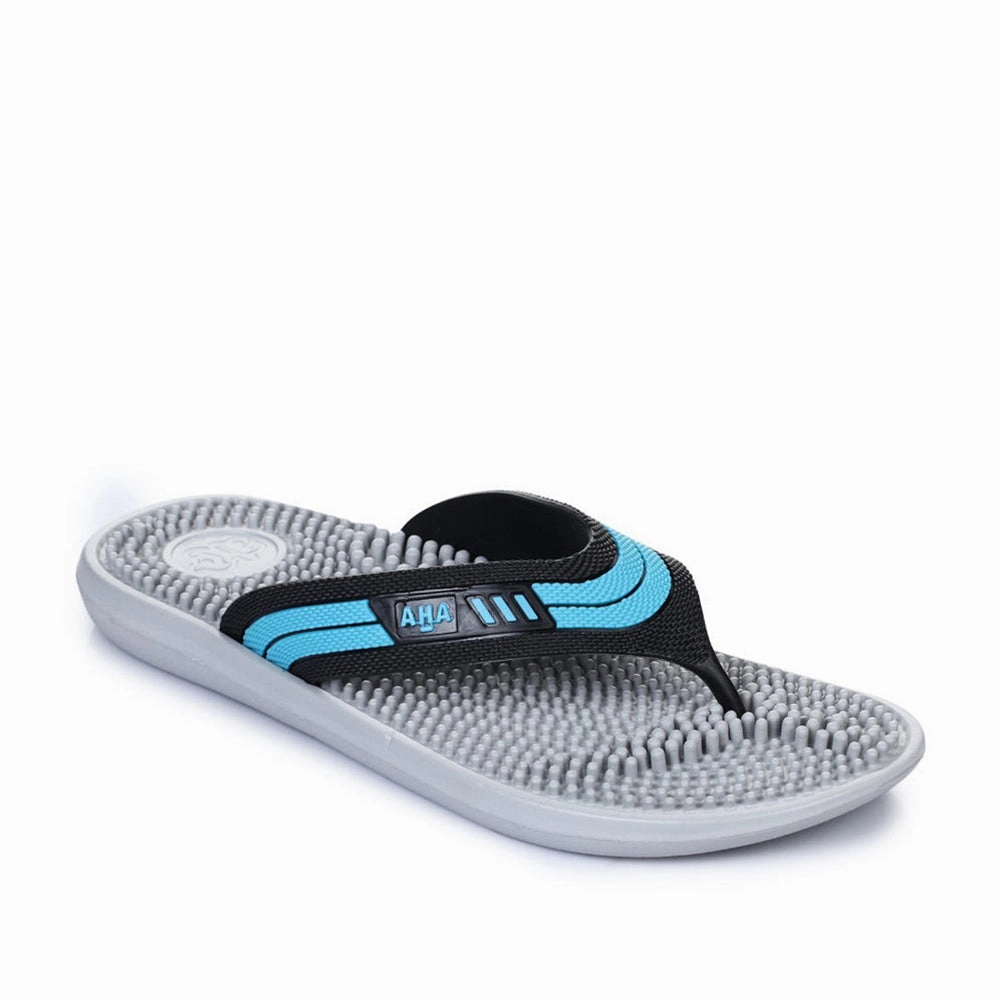 Target House Slippers A-HA Casual Grey Flip Flop For Men ACCUPLUS-1 By Liberty