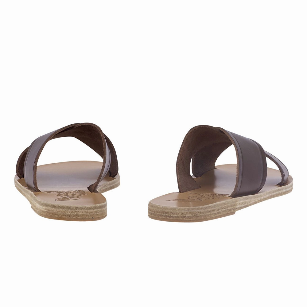 Thais Chestnut Sandals Slip-in