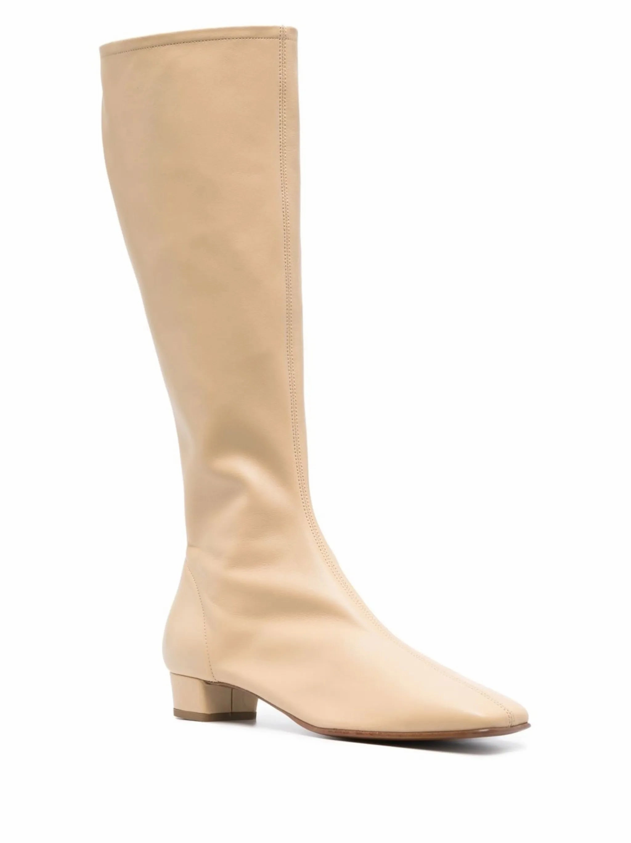 Inez Boots Edie Kraft nappa leather 30mm boots