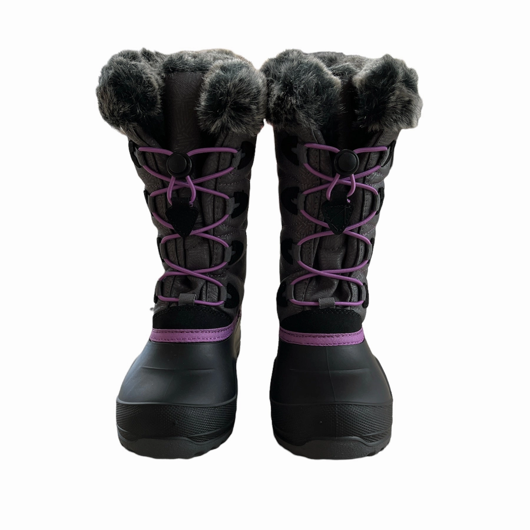 Snowangel Charcoal/Orchid Brown Wide Calf Boots