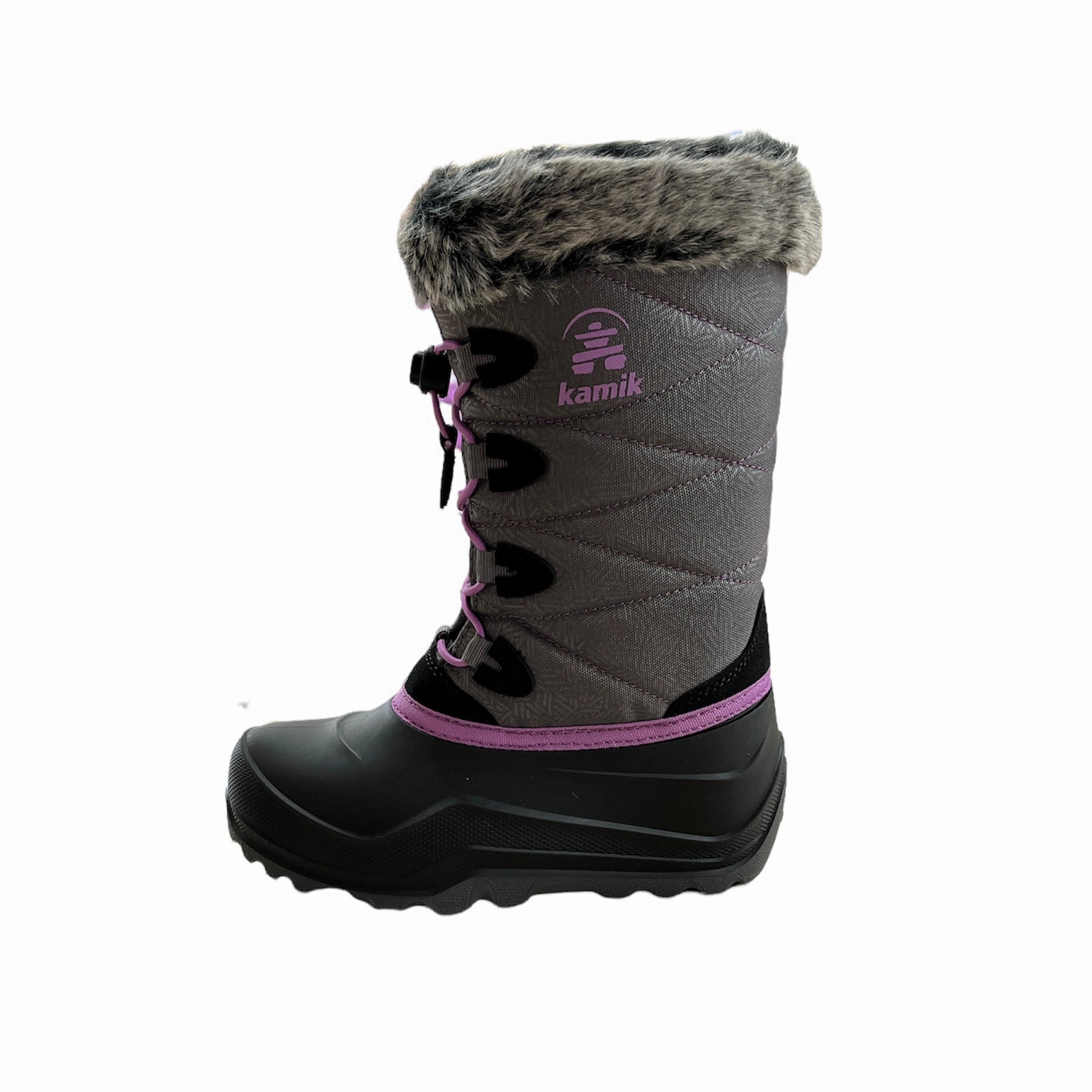 Snowangel Charcoal/Orchid Cowbow Boots