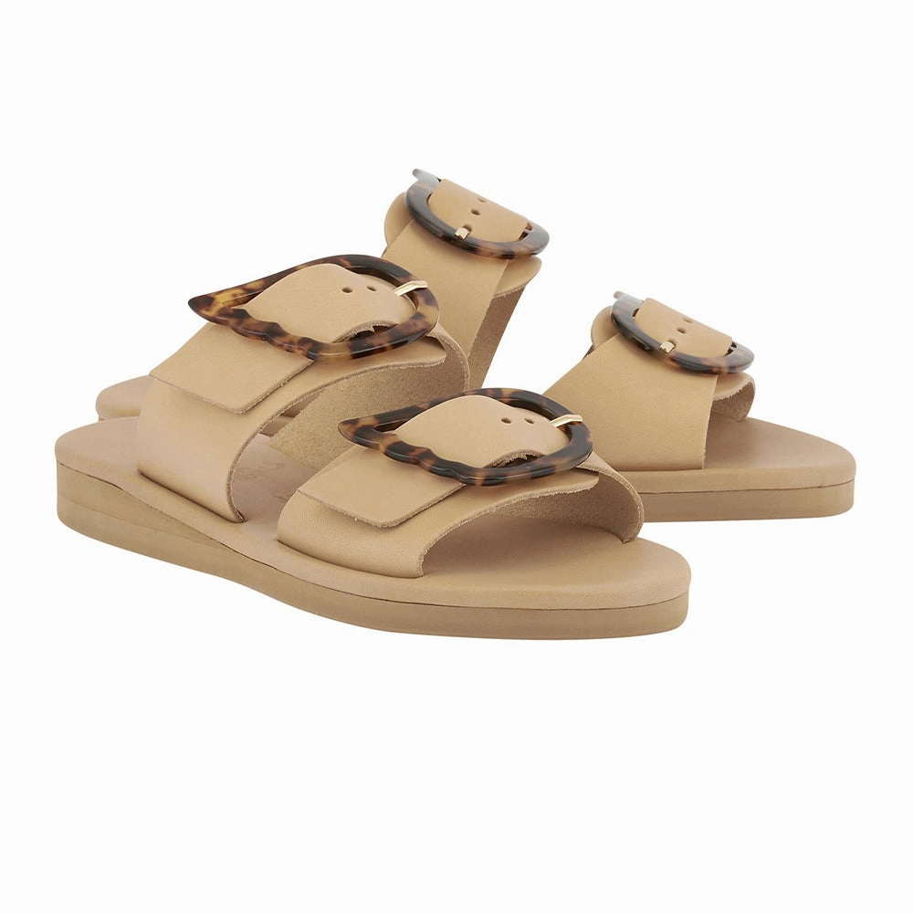 Slide Sandals Iaso Natural/Tortoiseshell