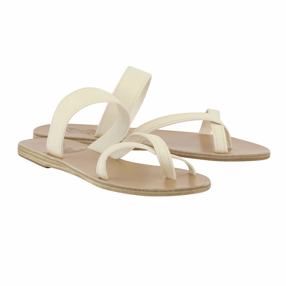 Platform Croc Sandals Daphnae Off White