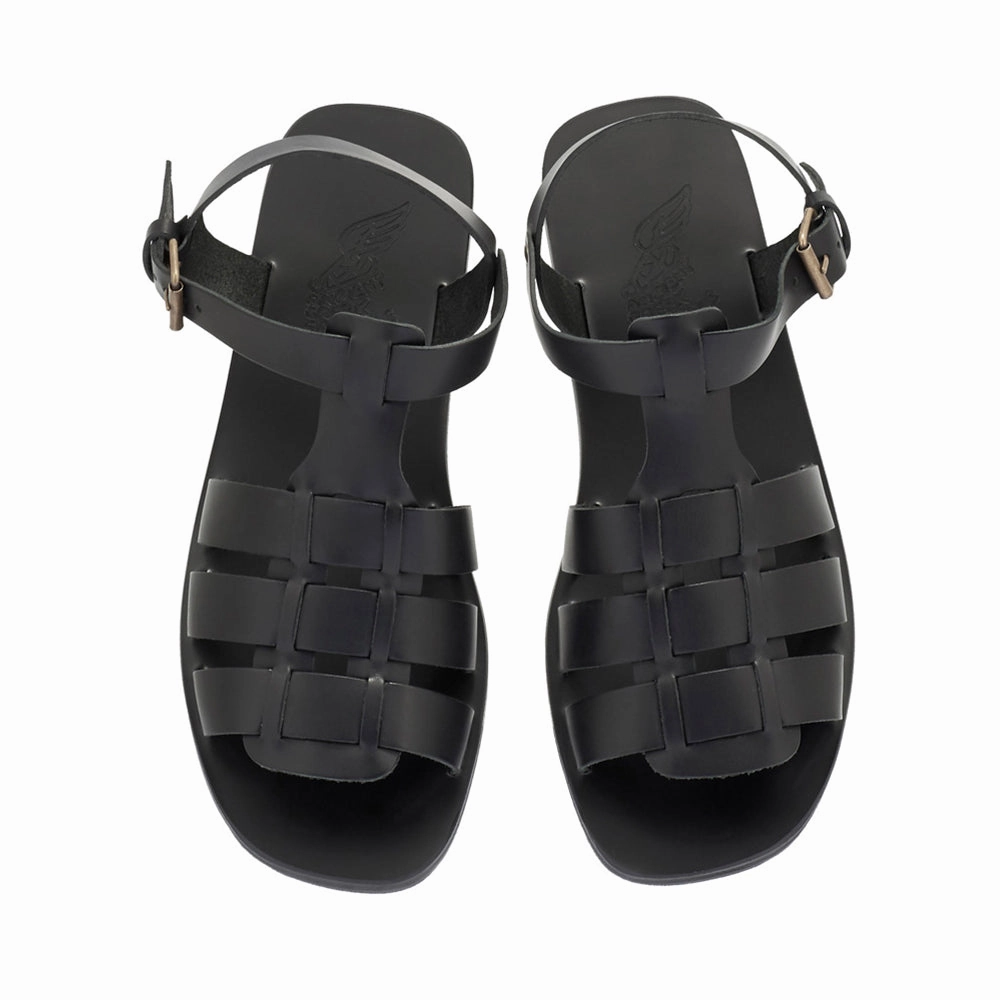 Ektoras Black Sports Sandals