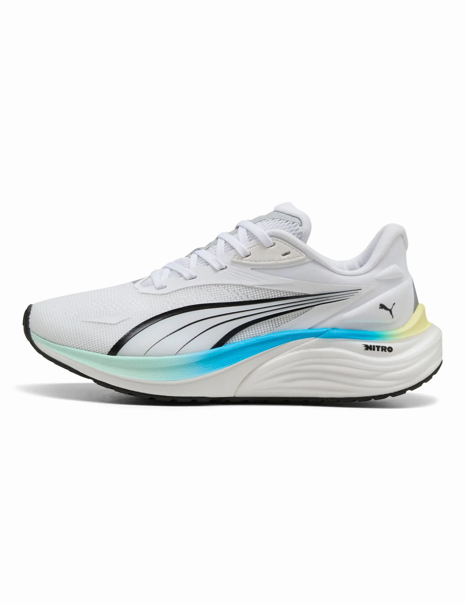 Electrify NITRO 4 Running Shoes - White/Mint Melt/Speed Blue
