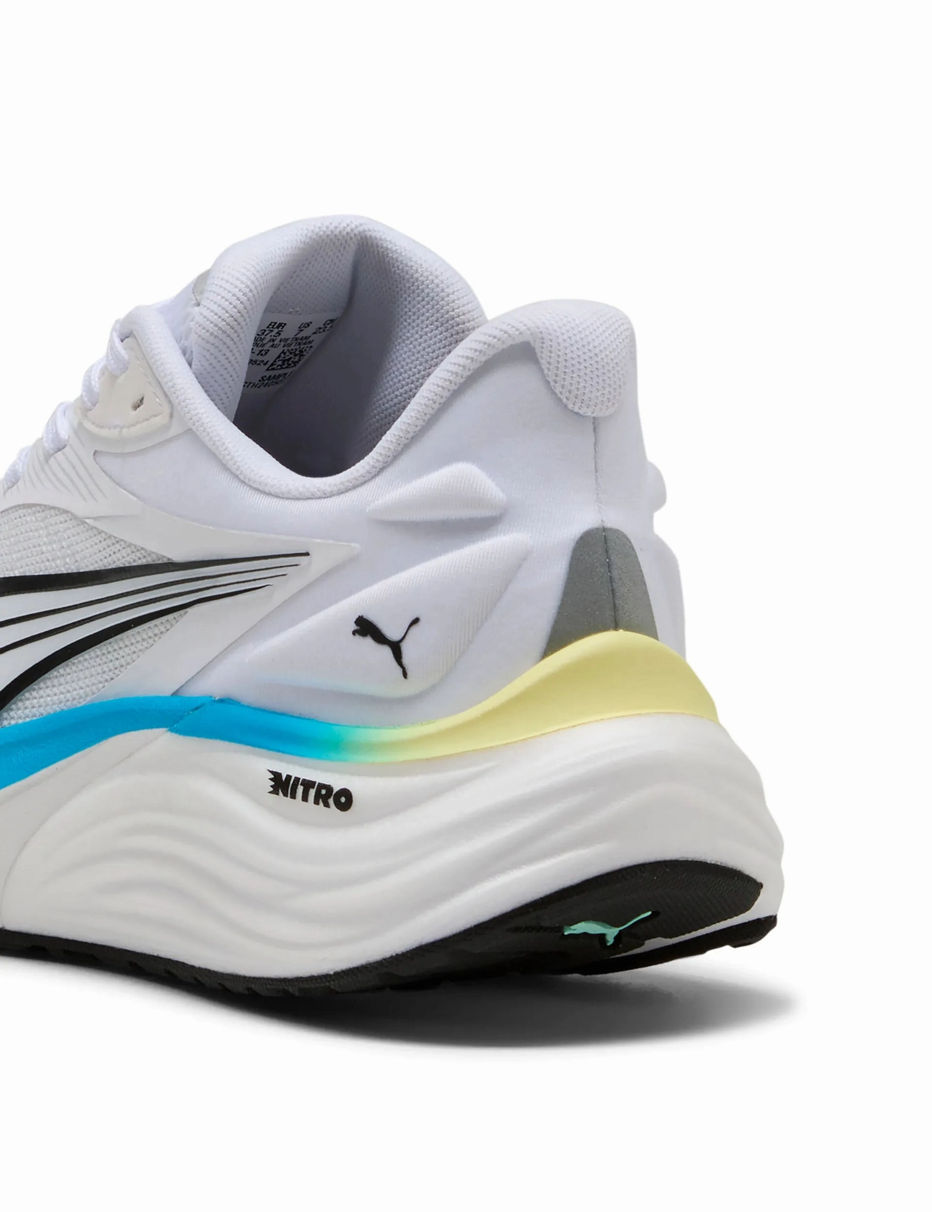 Electrify NITRO 4 Running Shoes - White/Mint Melt/Speed Blue Old Running Shoes
