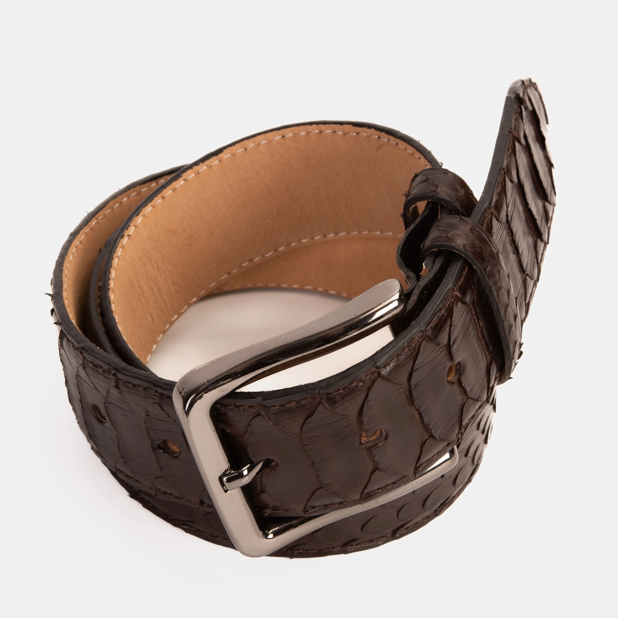 Best Waterproofing For Boots The Boss Brown python Sneak  Leather Leather Belt