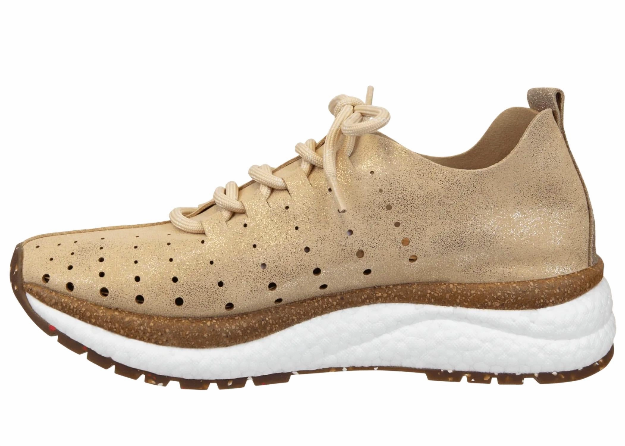 Women's Alstead Comfort Sneakers In Gold Air Jordan 4 Retro Sneakers