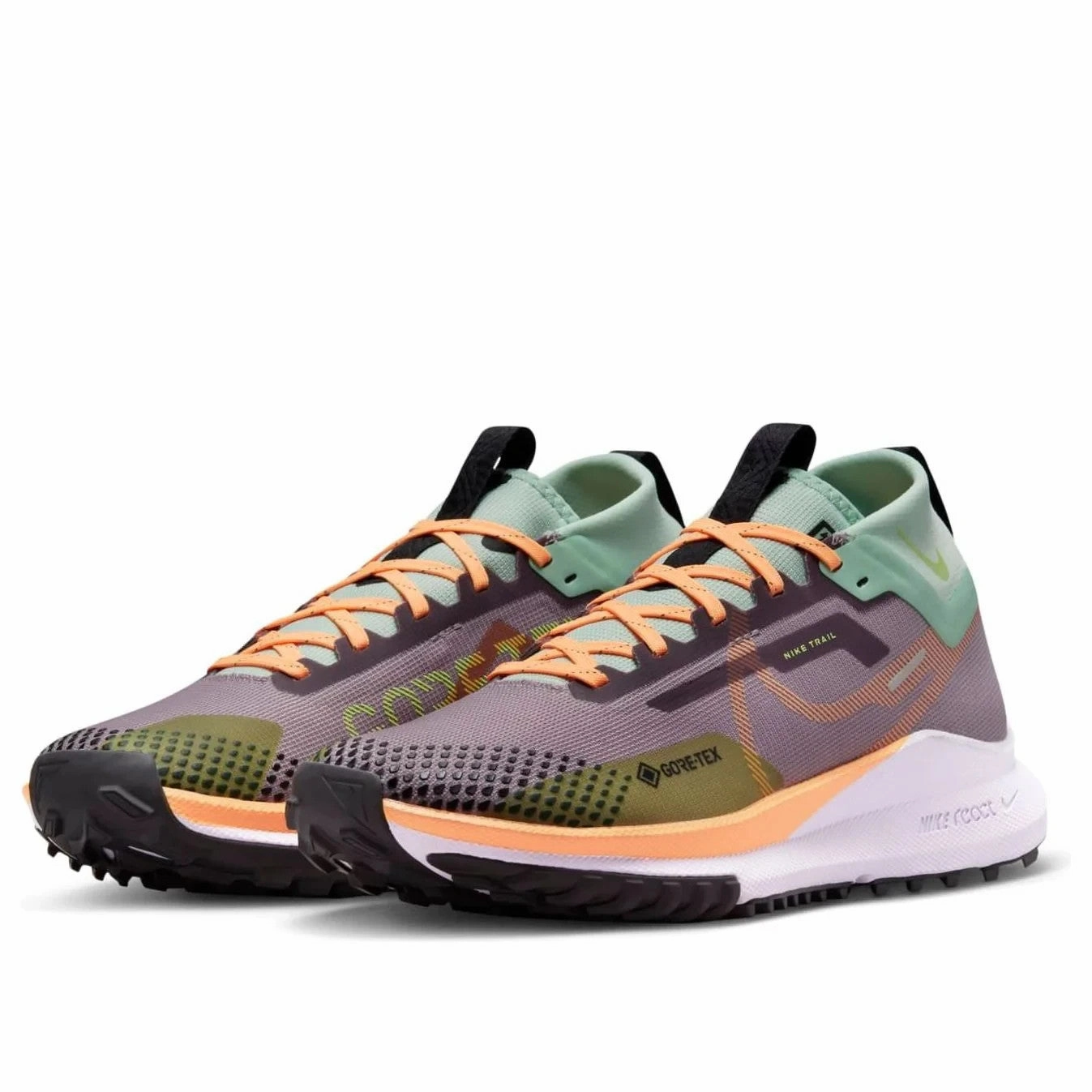 Nike React Pegasus Trail 4 DJ7929-500 Women's Purple Gore-Tex Running Shoes Training Shoes Nike