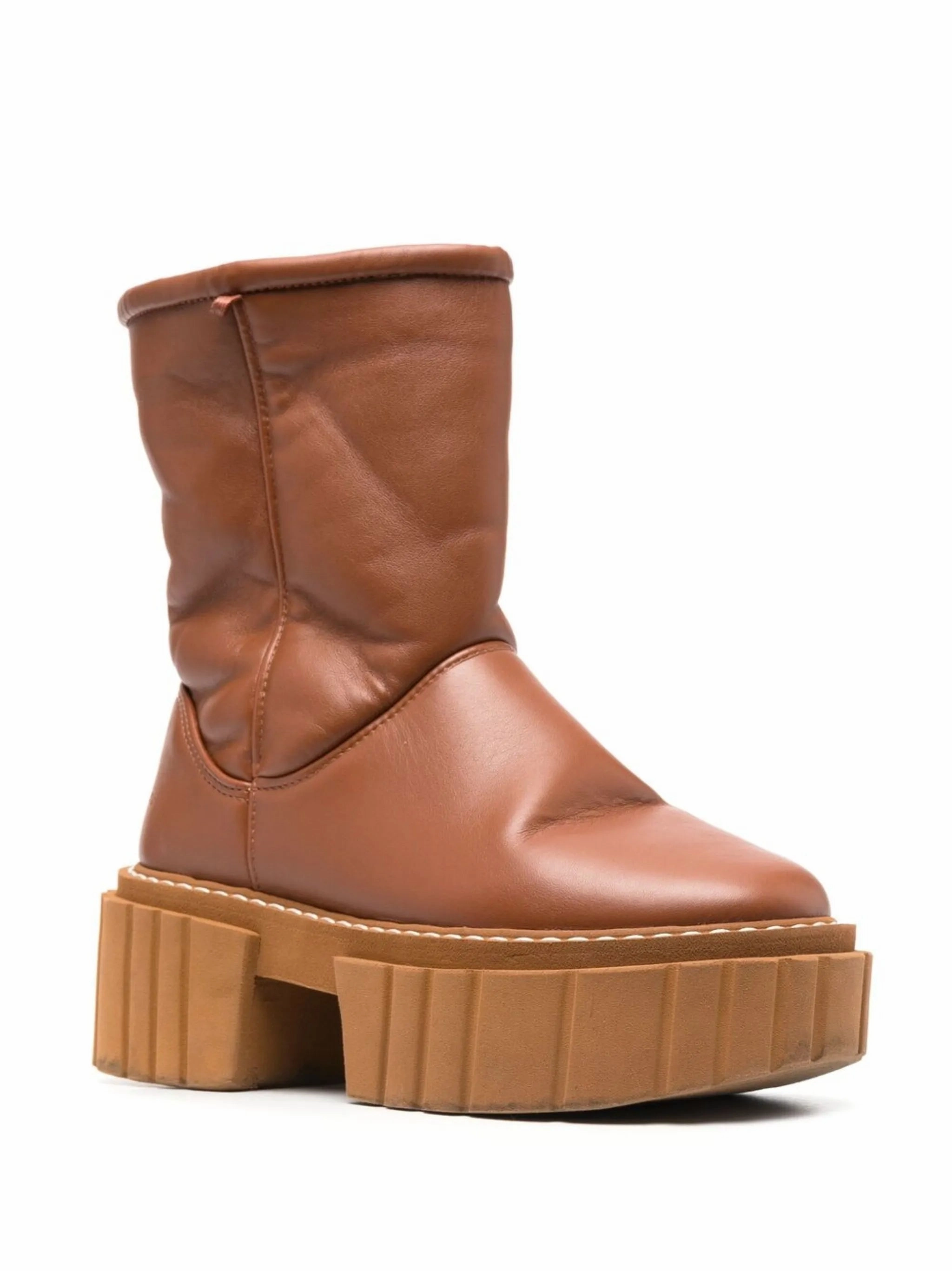 Emilie platform boots Cowhide Cowboy Boots