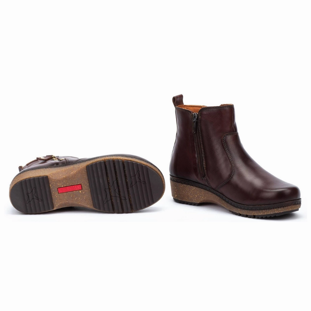 Motorcycle Cowboy Boots Pikolinos Granada Caoba Leather Boot (Women's)