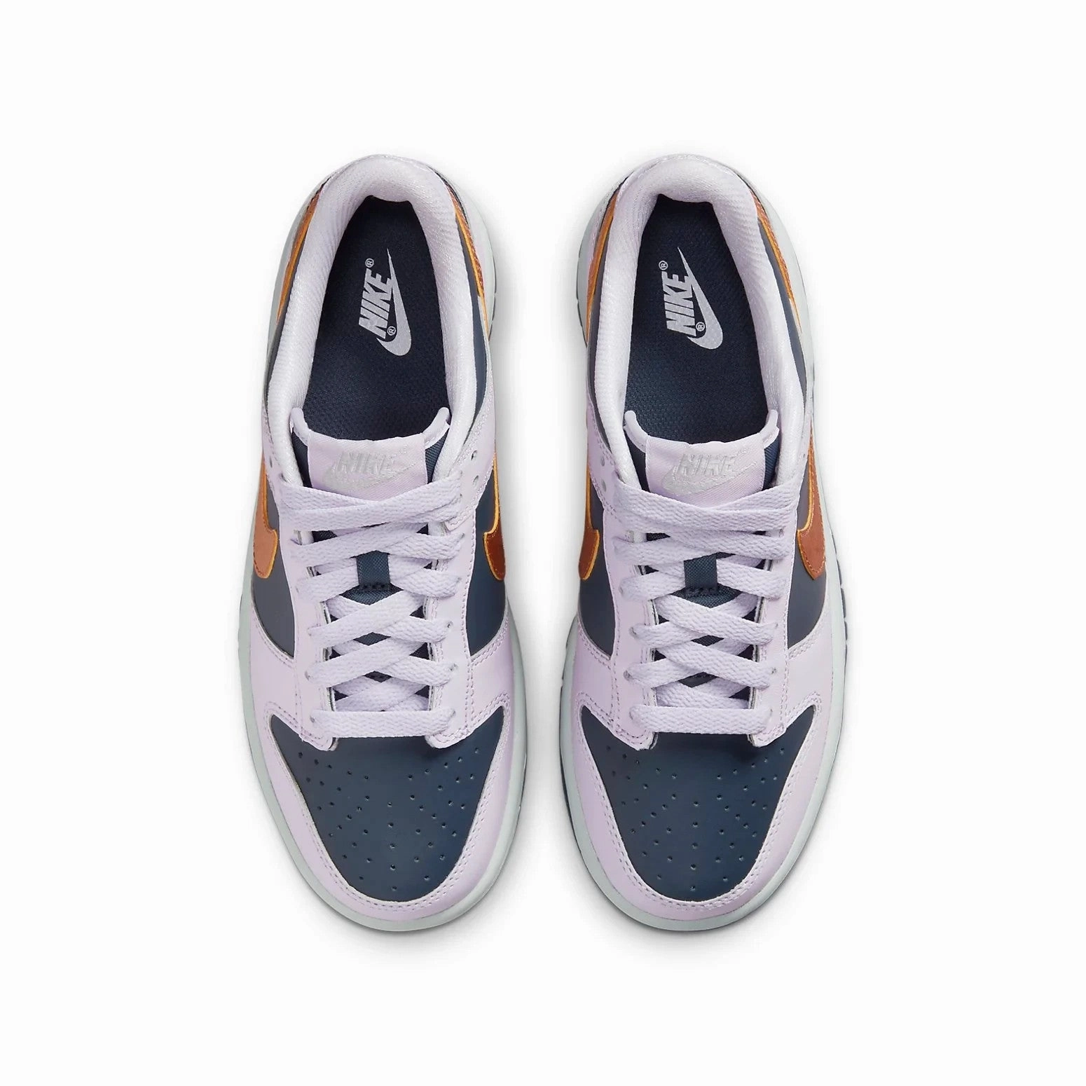 Workout Shoes Nike Nike Dunk Low DX1663-400 Sneaker Kids US  Thunder Blue Leather Comfort Shoes