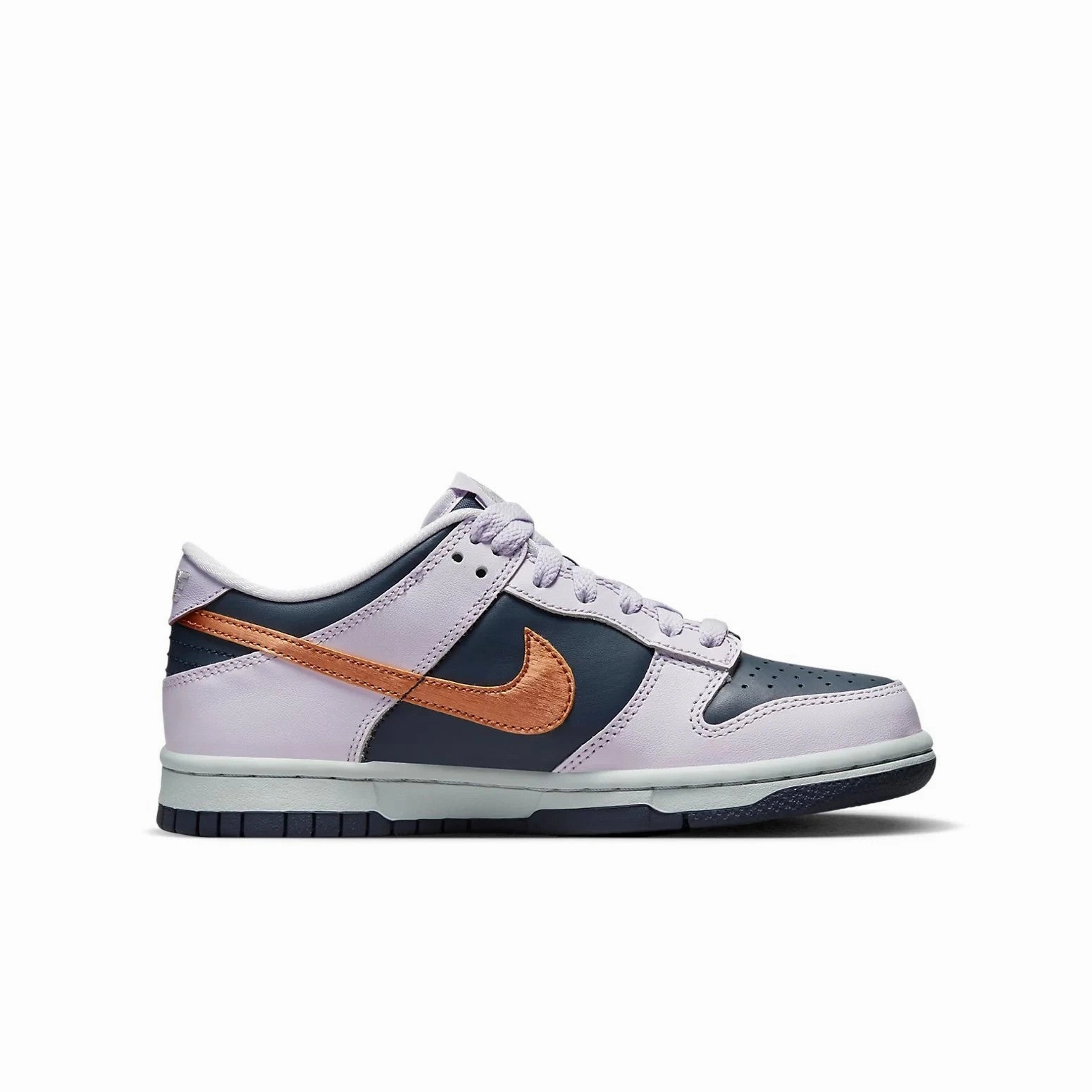 Nike Dunk Low DX1663-400 Sneaker Kids US  Thunder Blue Leather Comfort Shoes Nike Basketball Shoe Sale