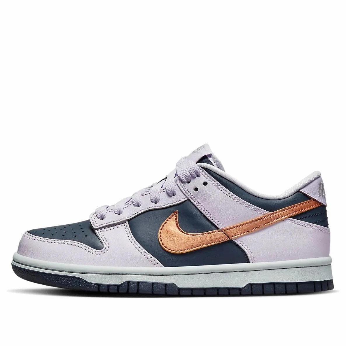 Nike Dance Shoes Nike Dunk Low DX1663-400 Sneaker Kids US  Thunder Blue Leather Comfort Shoes