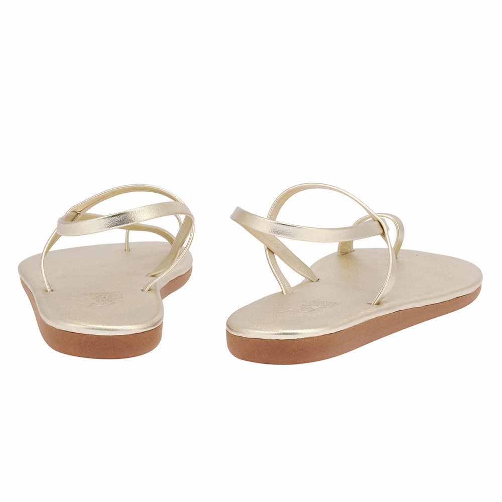 Euterpe All Platinum Sporty Sandals