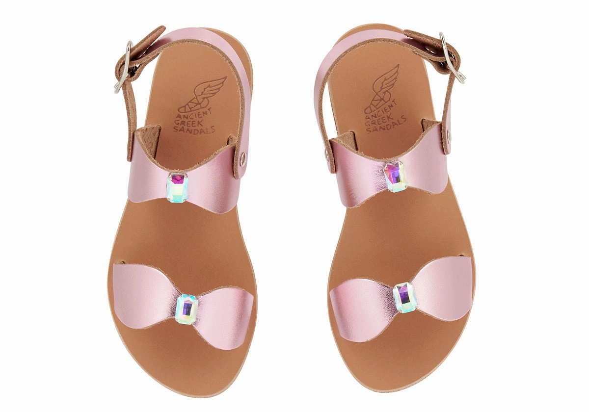 Support Inserts For Sandals Little Stella Soft Pink Metal