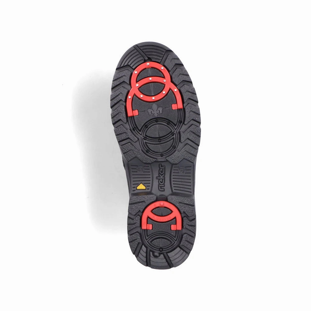 F5450-00 Black Chelsea Zip RTex Toddler Snow