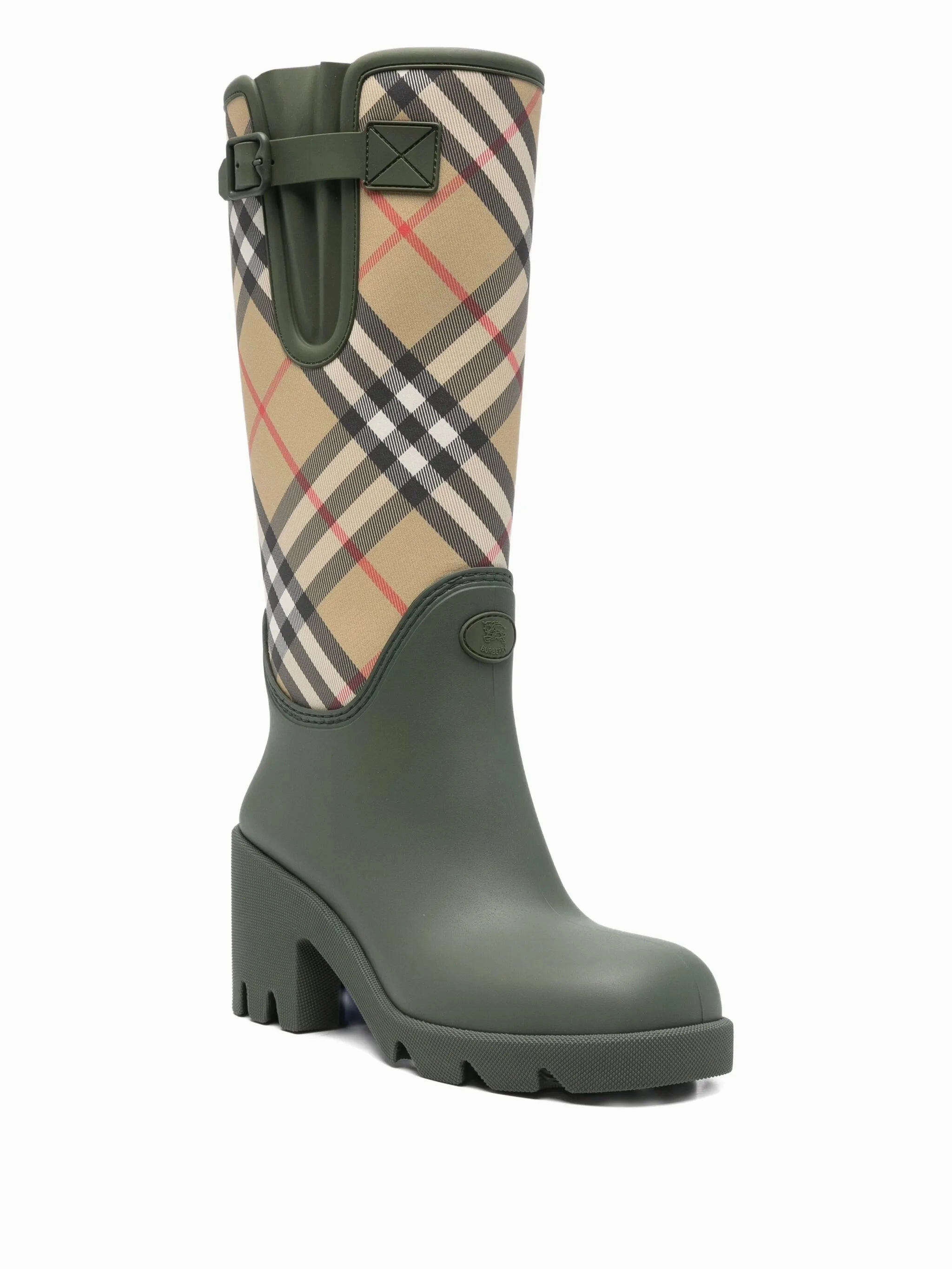 Marsh check-pattern block-heel boots Frostspark Boots